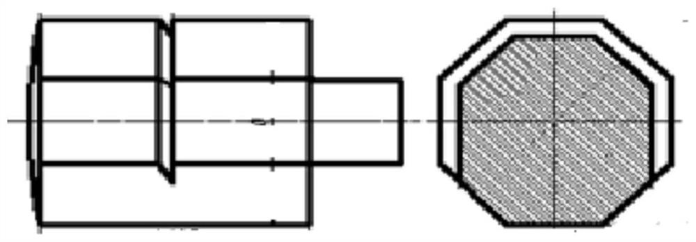 Forging forming method of water chamber head with side nozzle