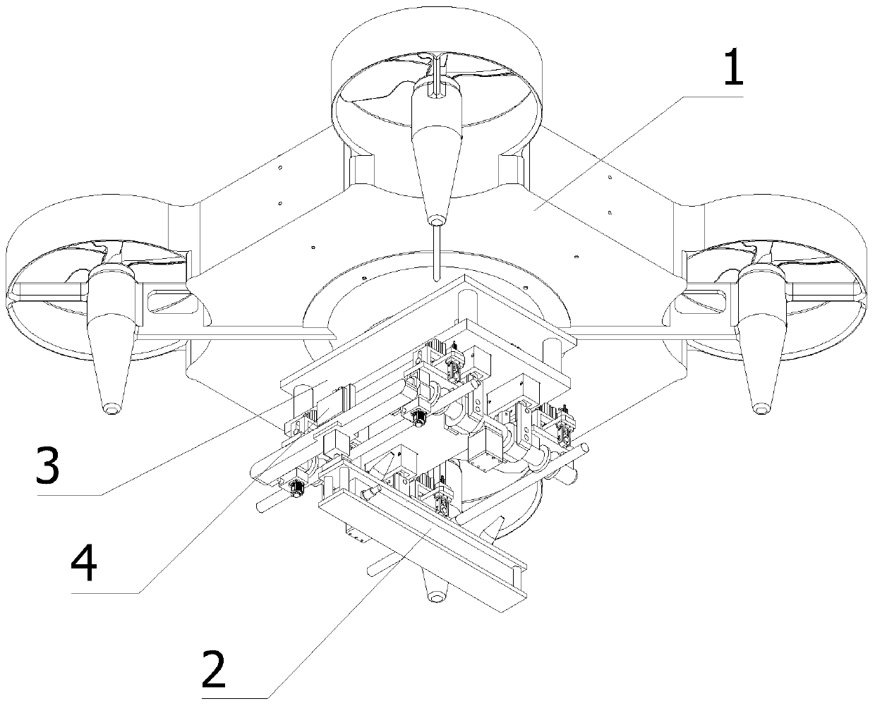 Cleaning mechanism of power grid remote control robot