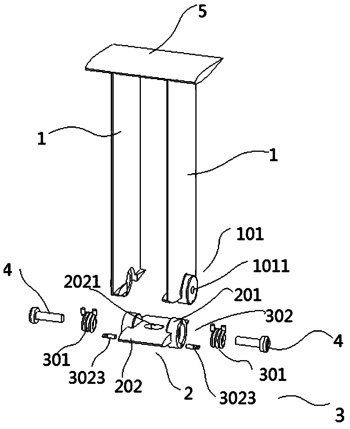 Folding double-face rudder and underwater vehicle with double-face rudder