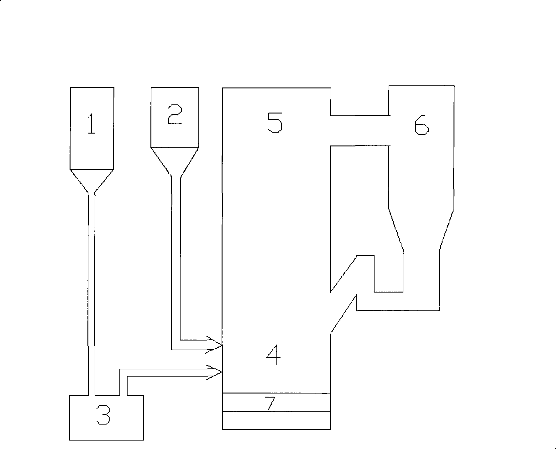 Desulfuration method in circulating fluid bed boiler using shell