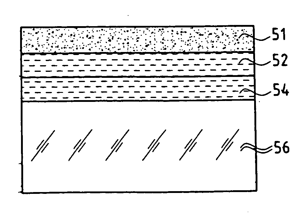 Substrate with refractive index matching