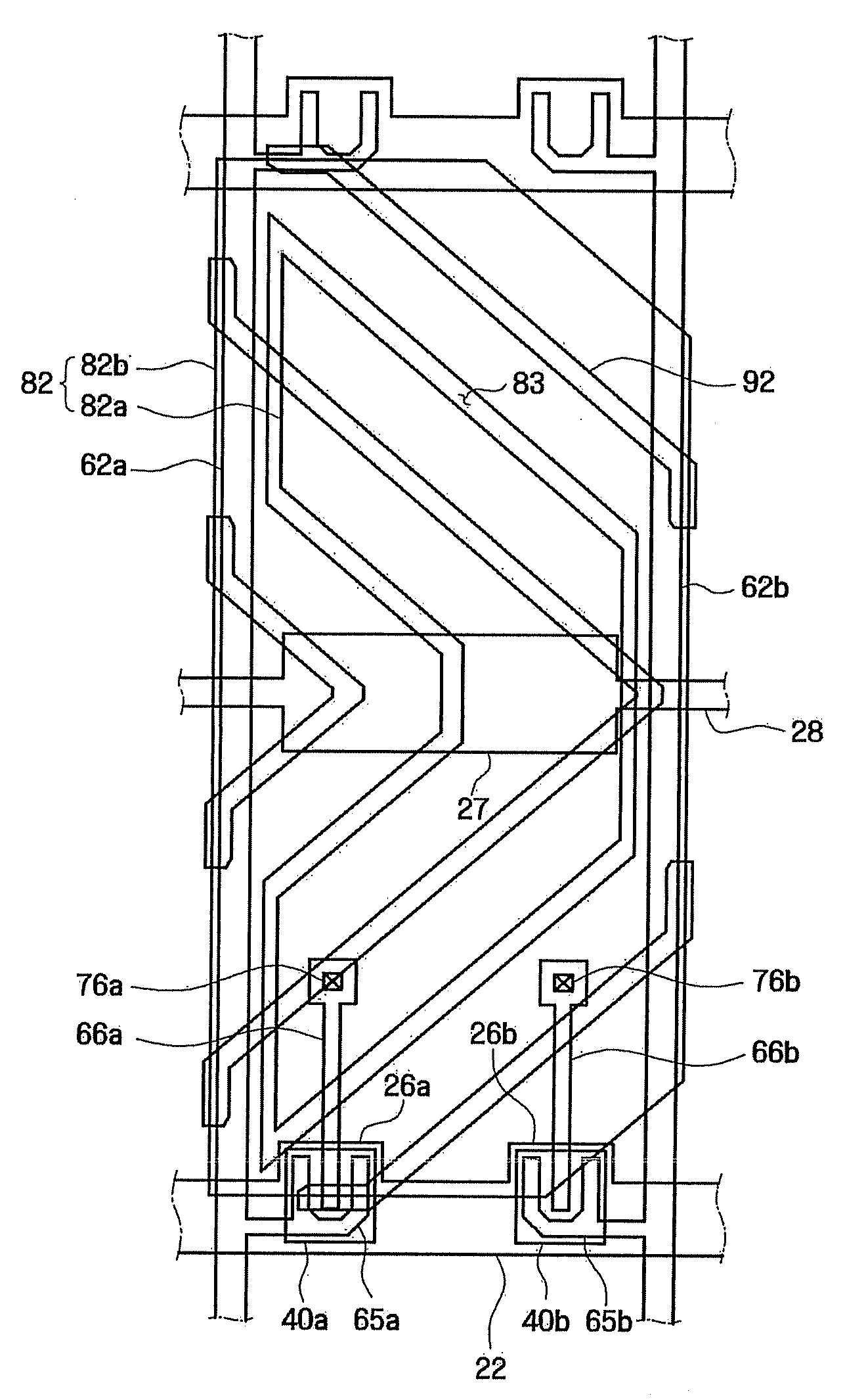 Liquid crystal display and method thereof