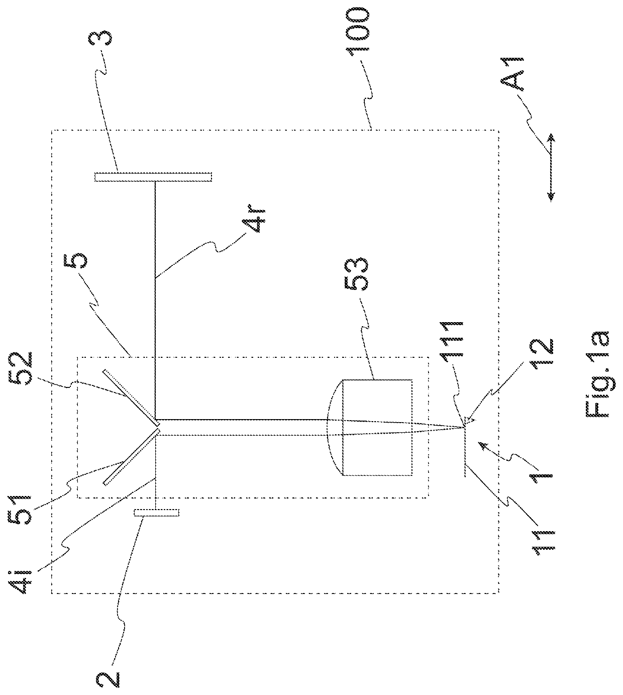 Atomic force microscope with optical guiding mechanism