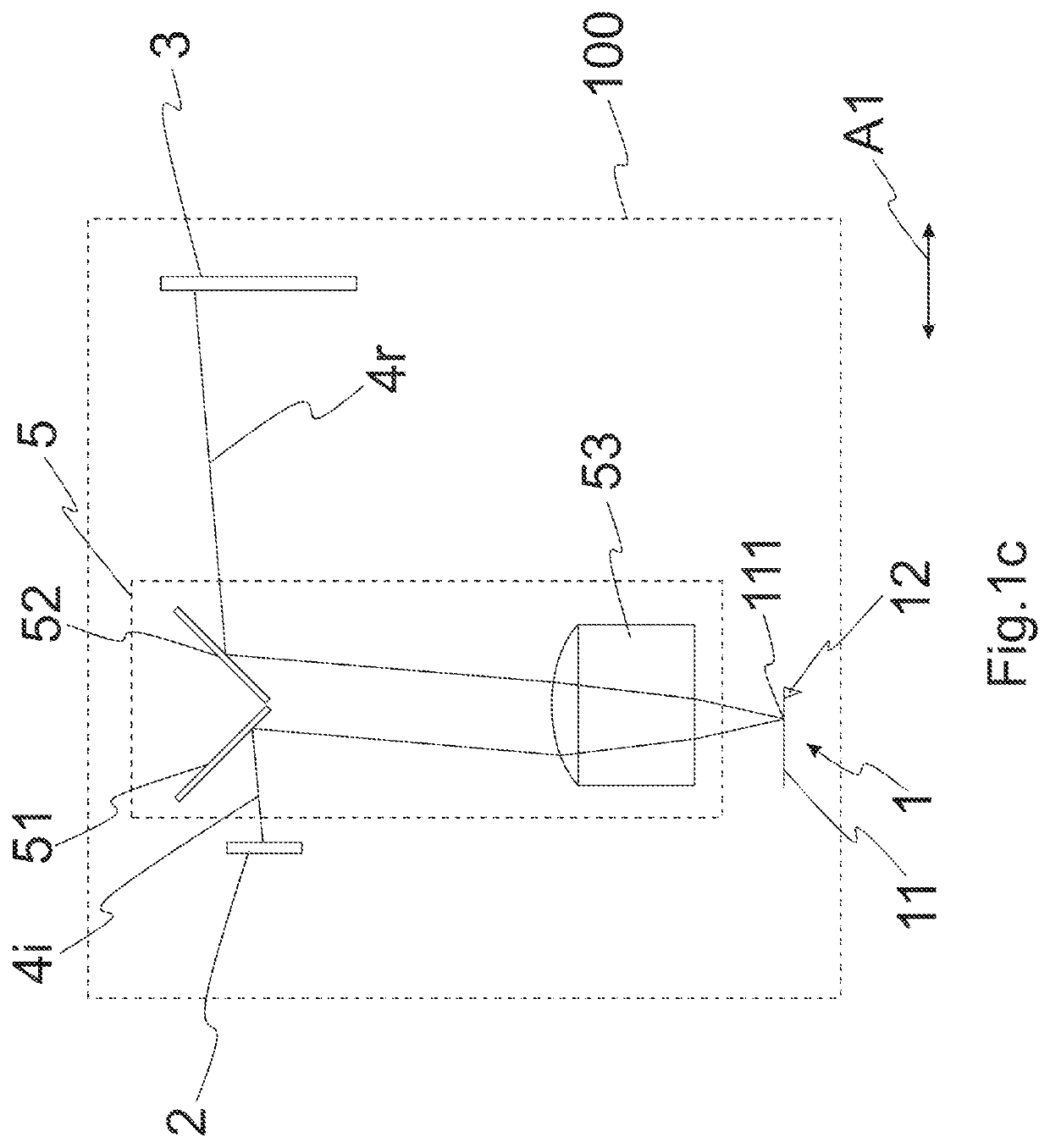 Atomic force microscope with optical guiding mechanism