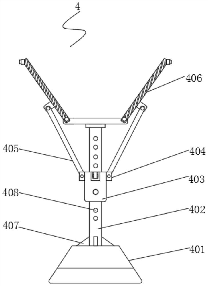 Portable catalytic agent bracket and using method thereof