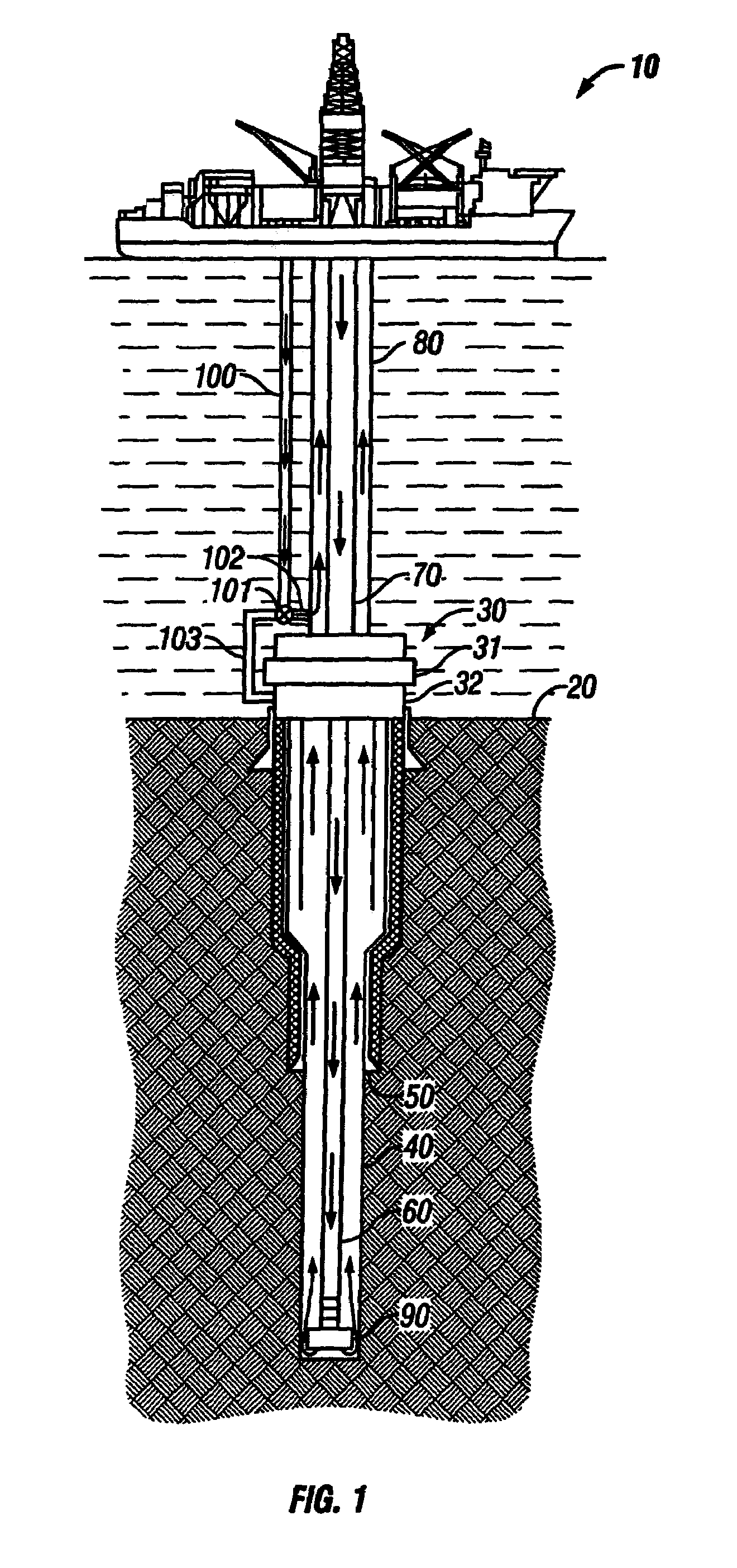 System for drilling oil and gas wells by varying the density of drilling fluids to achieve near-balanced, underbalanced, or overbalanced drilling conditions