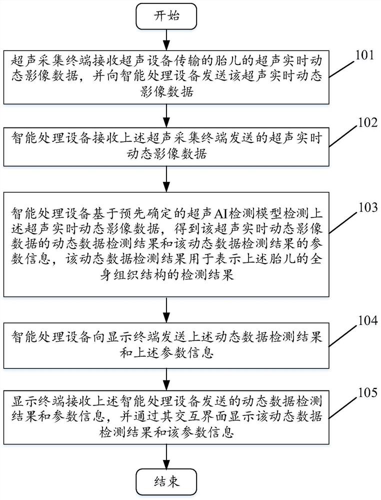 Fetal ultrasound dynamic image detection method and system based on deep learning