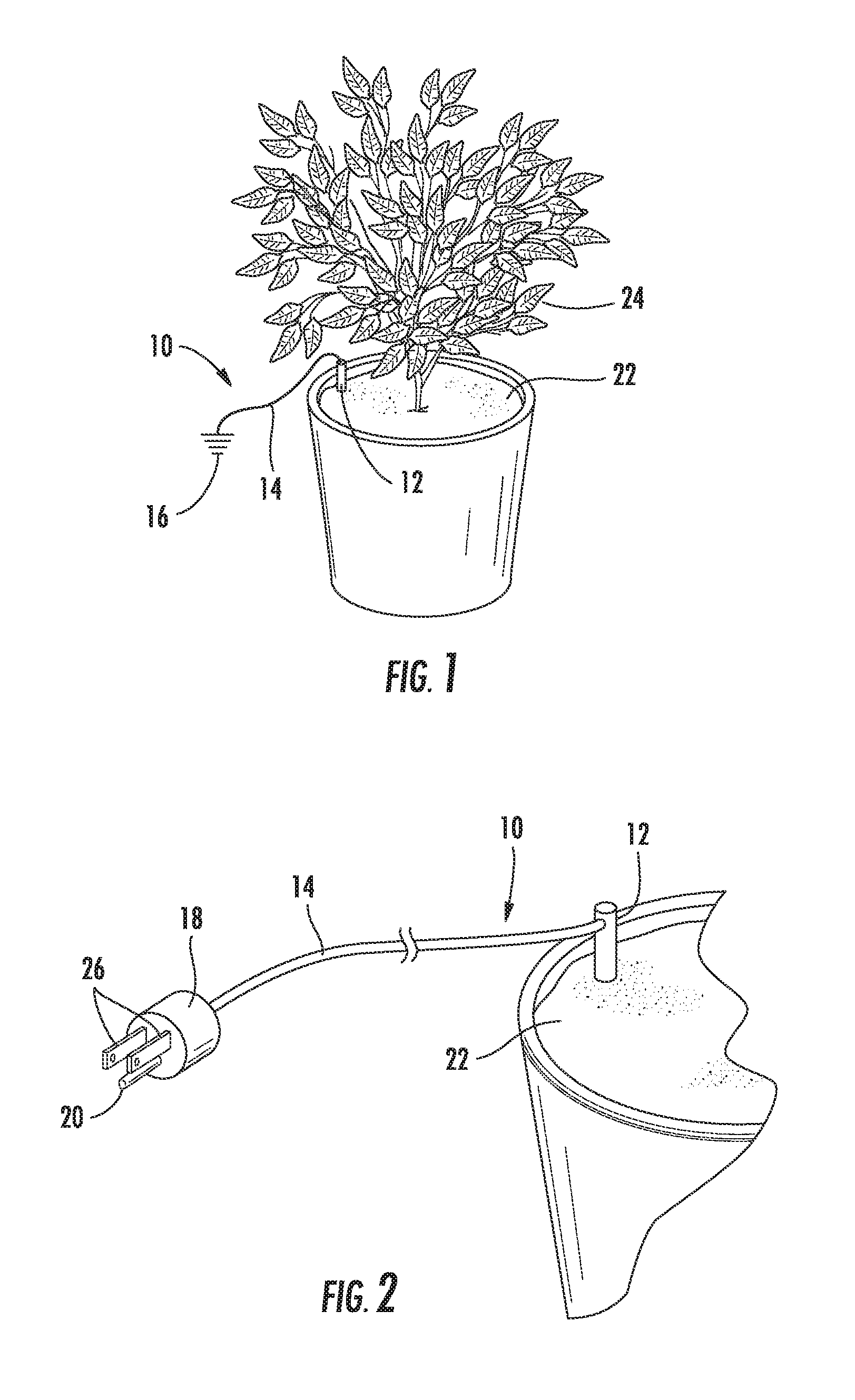 Method and system for organic cultivating and environmental control of container grown plants