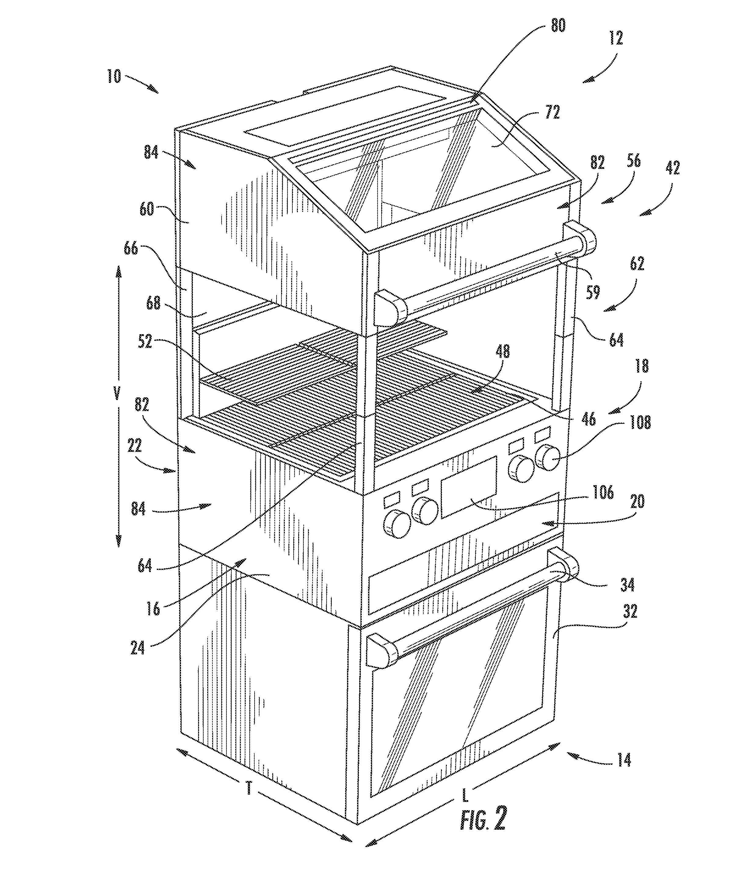 Indoor grill appliance