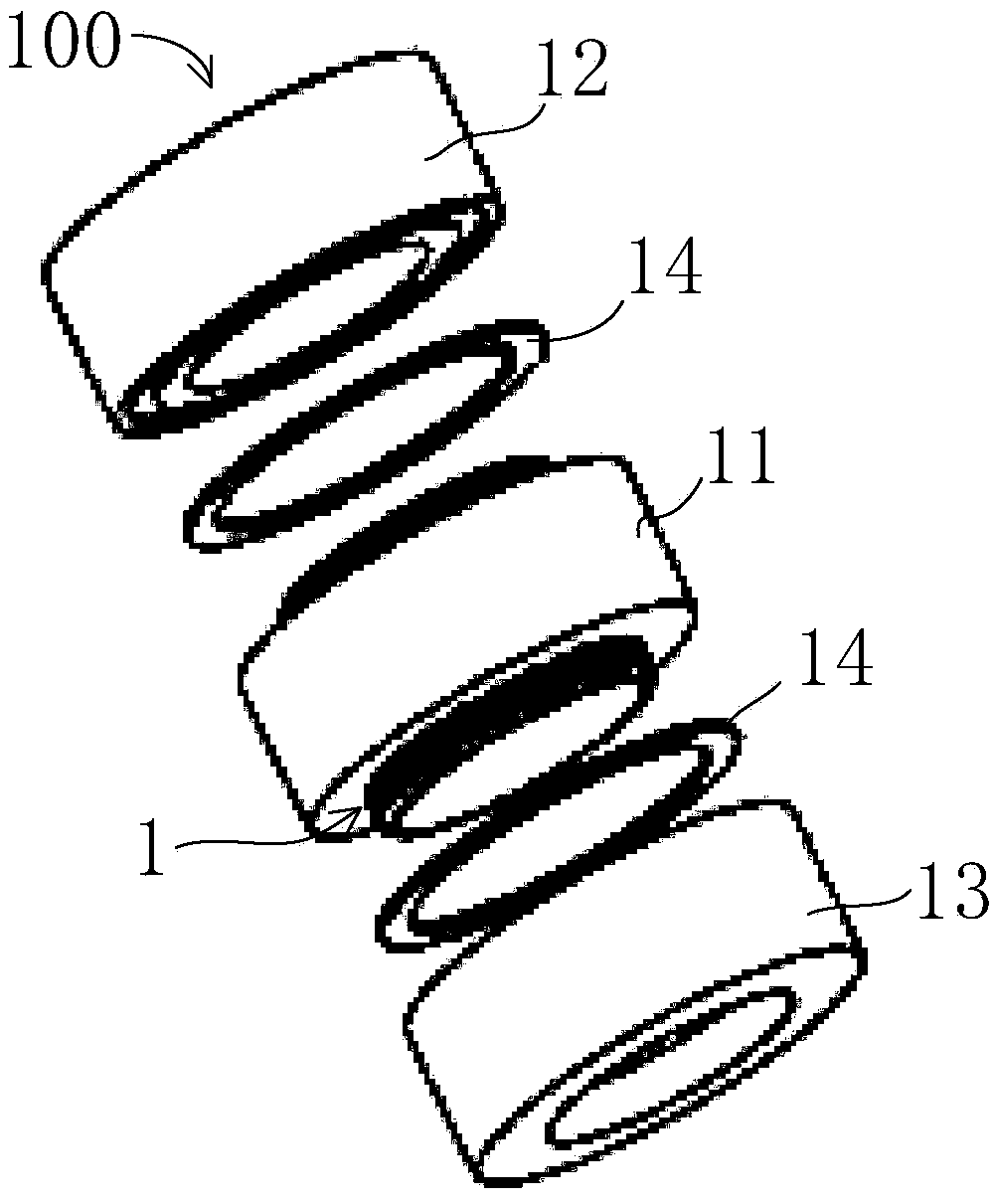 Electro-tactile feedback device and surgical robot provided with same