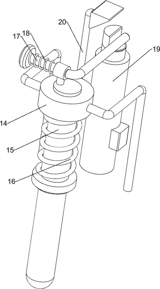 A convenient and fast nailing device for plates