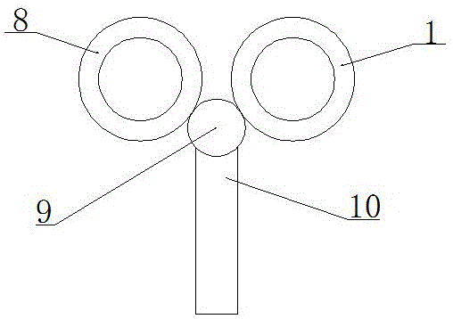 High-efficiency paper tube dividing and cutting machine