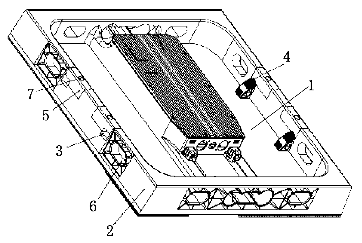 High integration density display screen unit