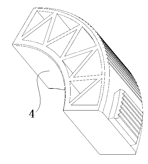 High integration density display screen unit