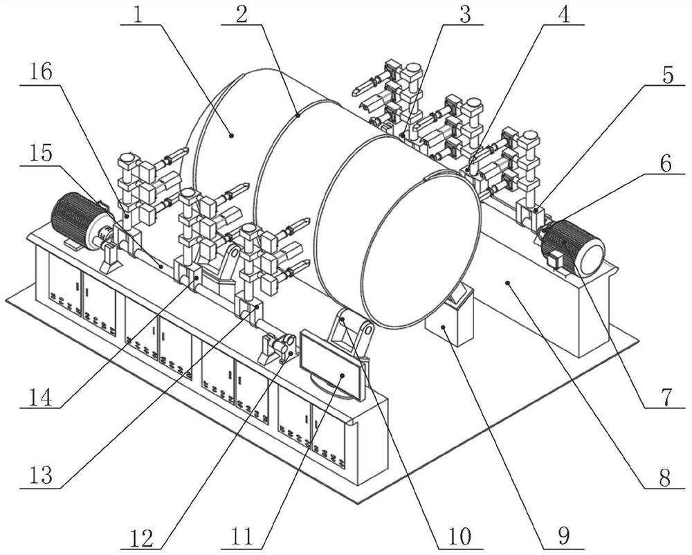 External burr scraping system and its scraping method