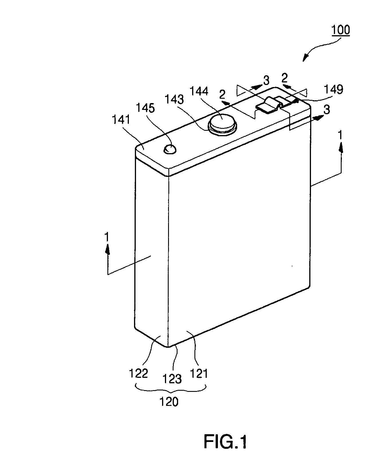 Lithium ion secondary battery having shape memory safety vent