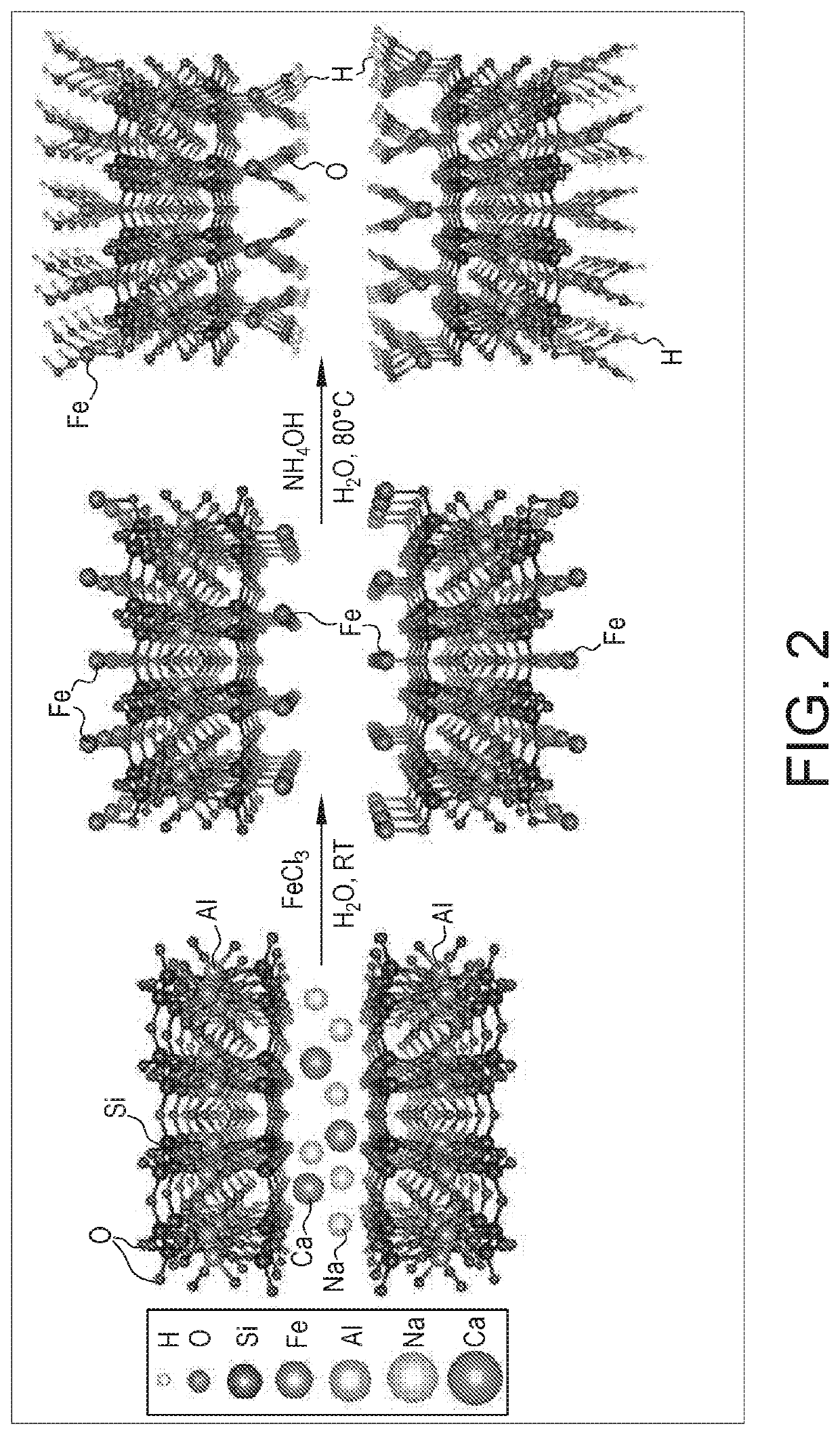 Method for adsorption of toxic contaminants from water