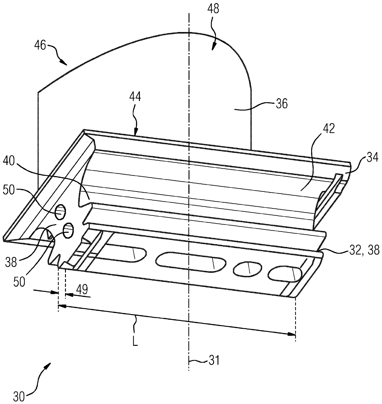 Method for manufacturing a base body of a turbine bucket