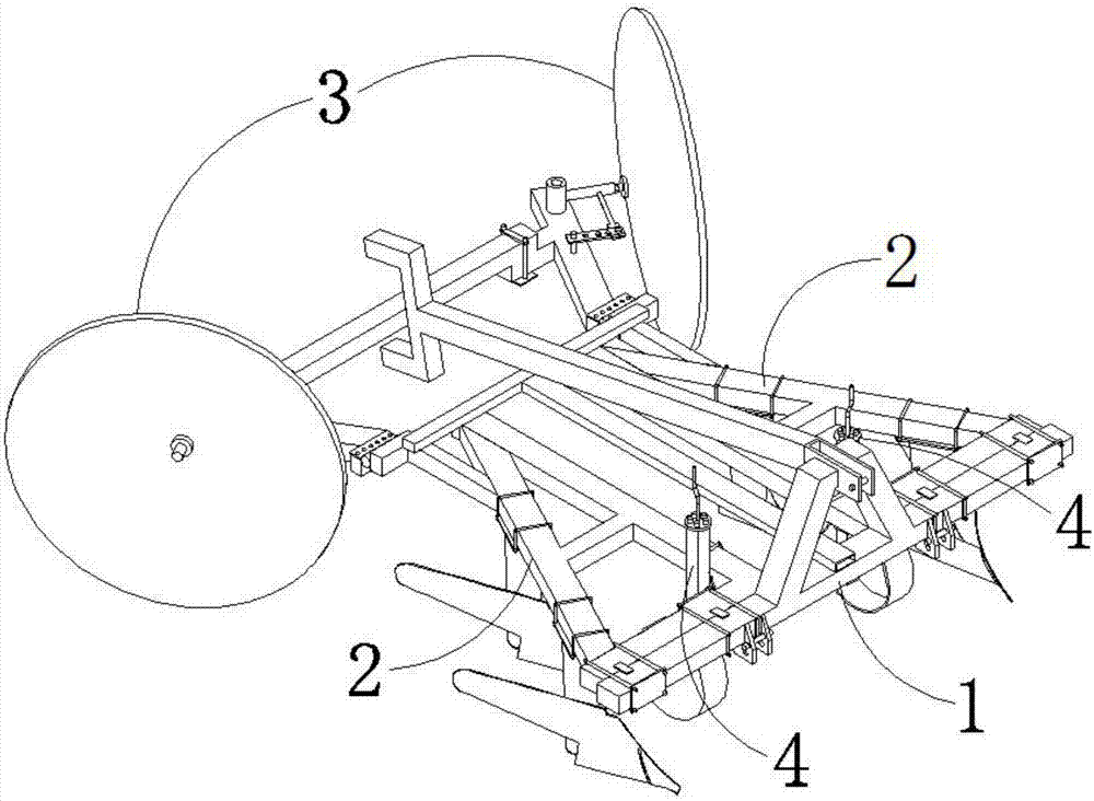 Soil-covering machine for grape vines