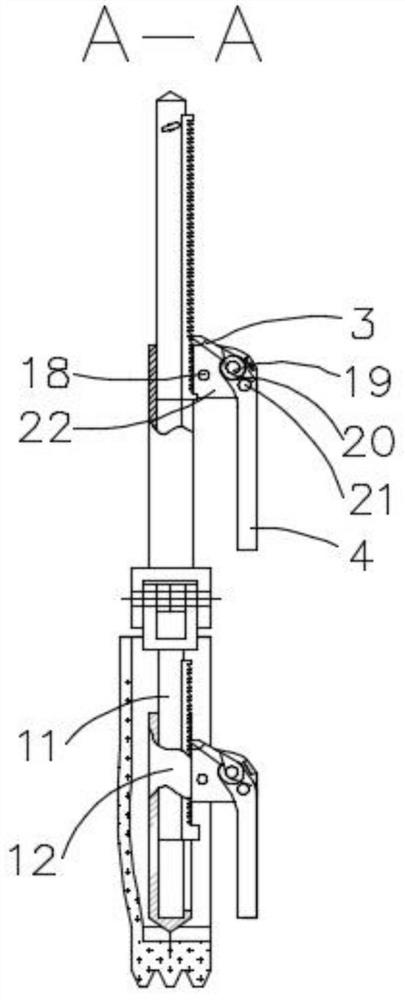 Device for achieving rapid dividing to form dry and wet areas for maintaining interior of liquid conveying pipeline