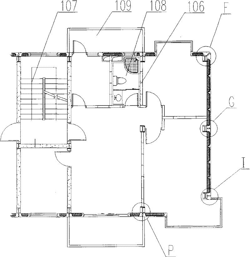 Industrialization energy-saving building house