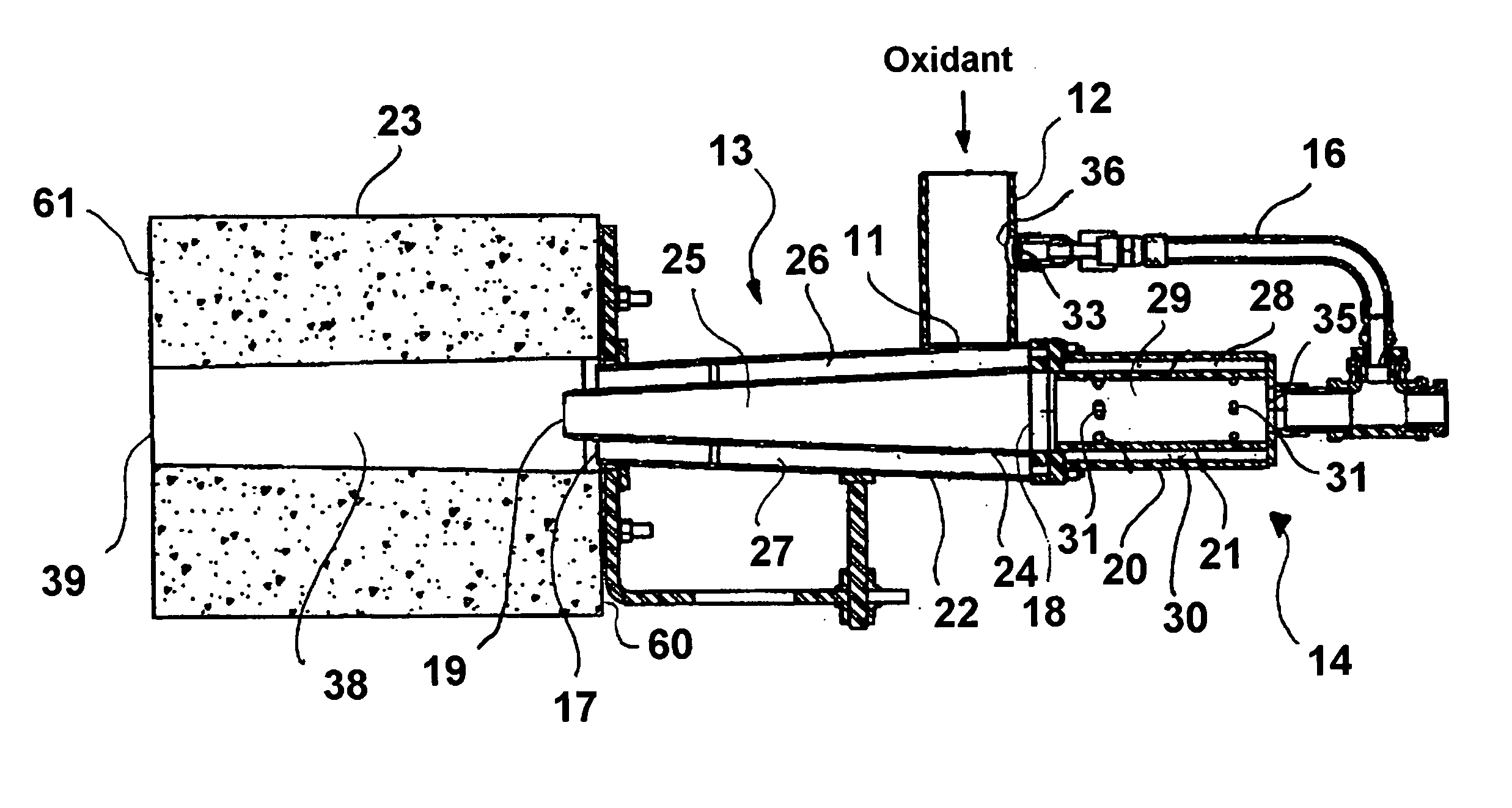 High-heat transfer low-nox combustion system