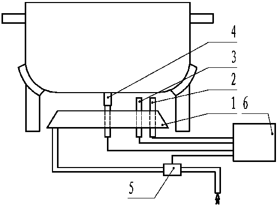 Anti-dry-burning gas stove