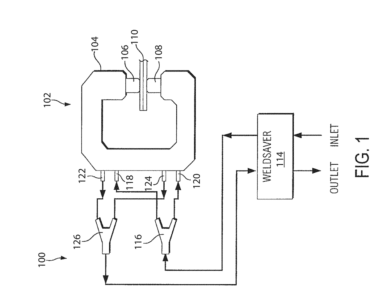 Fluid transfer of suction force between drawback apparatuses