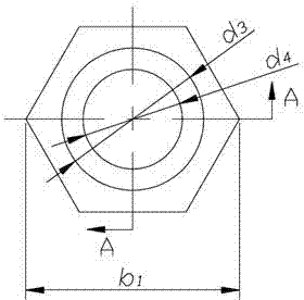 Device and method for one-step multi-directional composite forming of middle flange pipe joint of round bar material