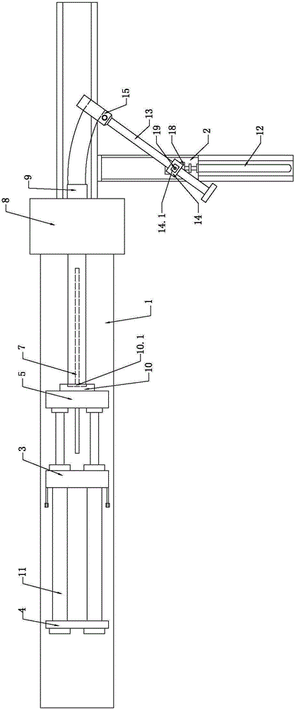 Elbow pushing device capable of pushing elbow