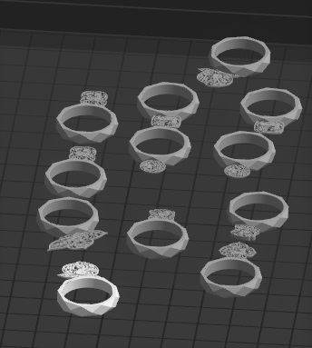 A 3D model nesting placement method based on model similarity