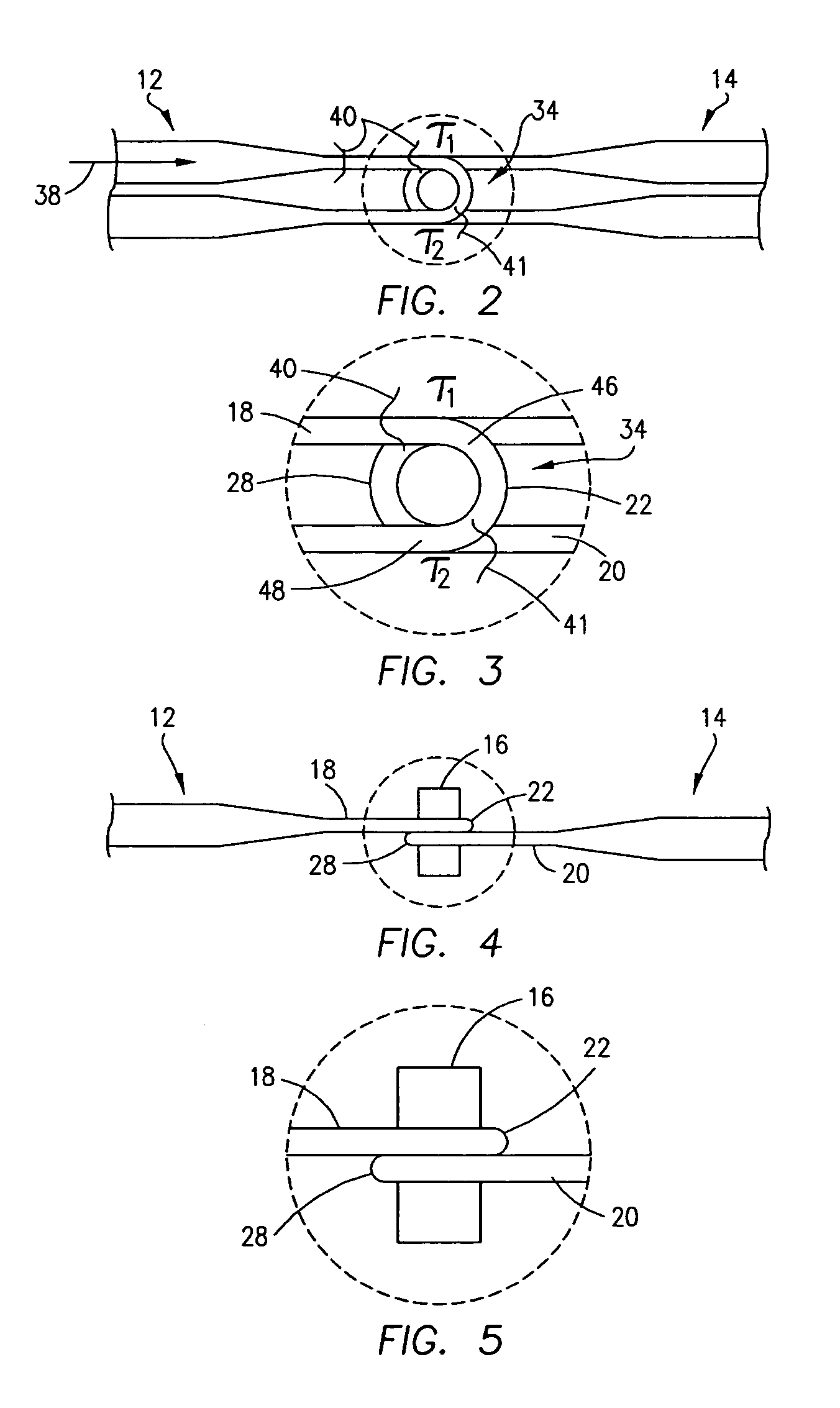 Four-port optical filter fabricated from tapered optical fiber