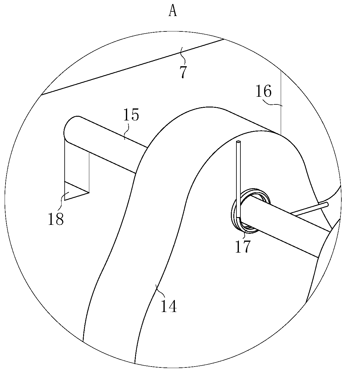 A kind of frequency conversion speed regulator for AC permanent magnet synchronous motor with direct current power supply for mining