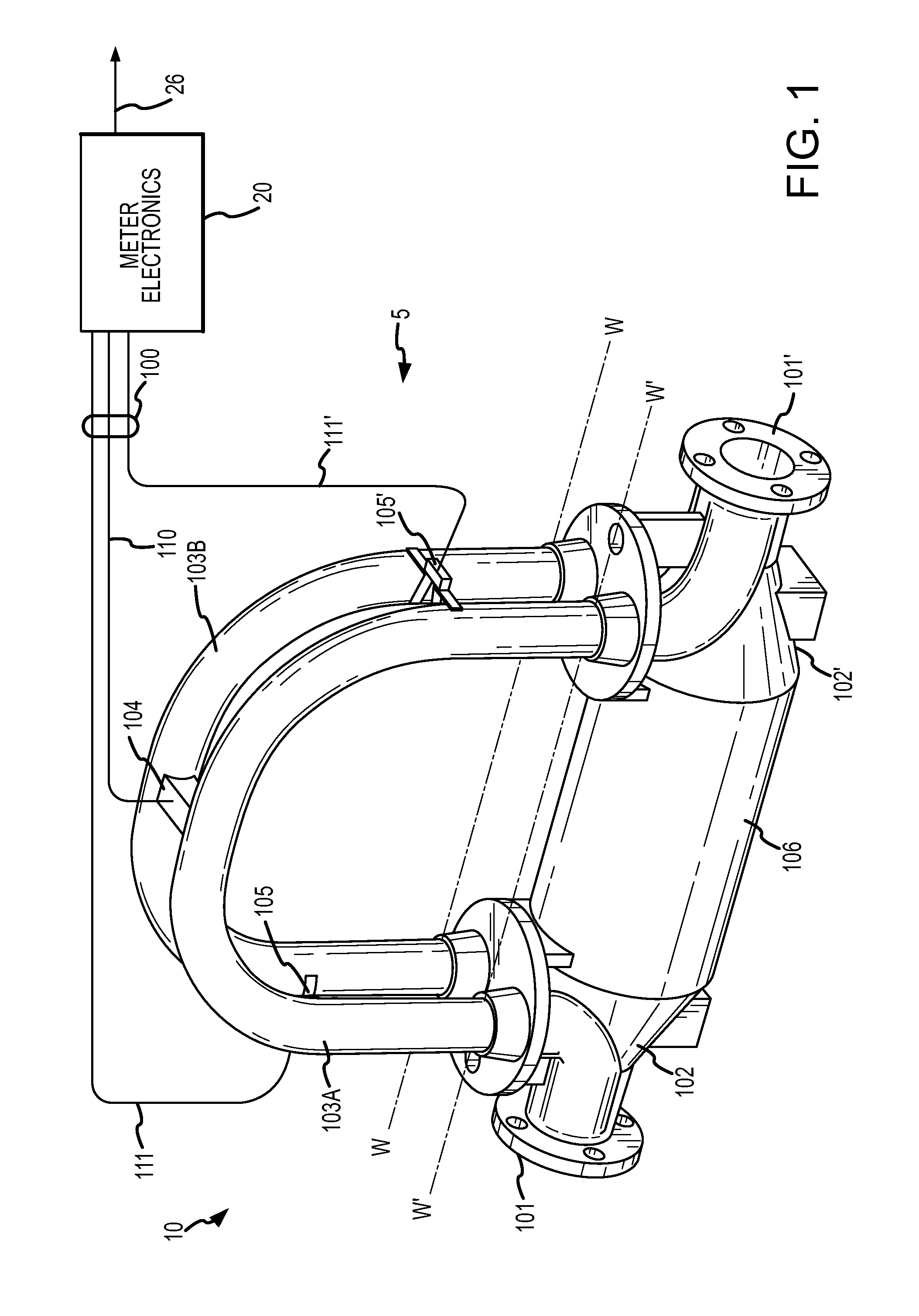 Method and apparatus for measuring a fluid parameter in a vibrating meter