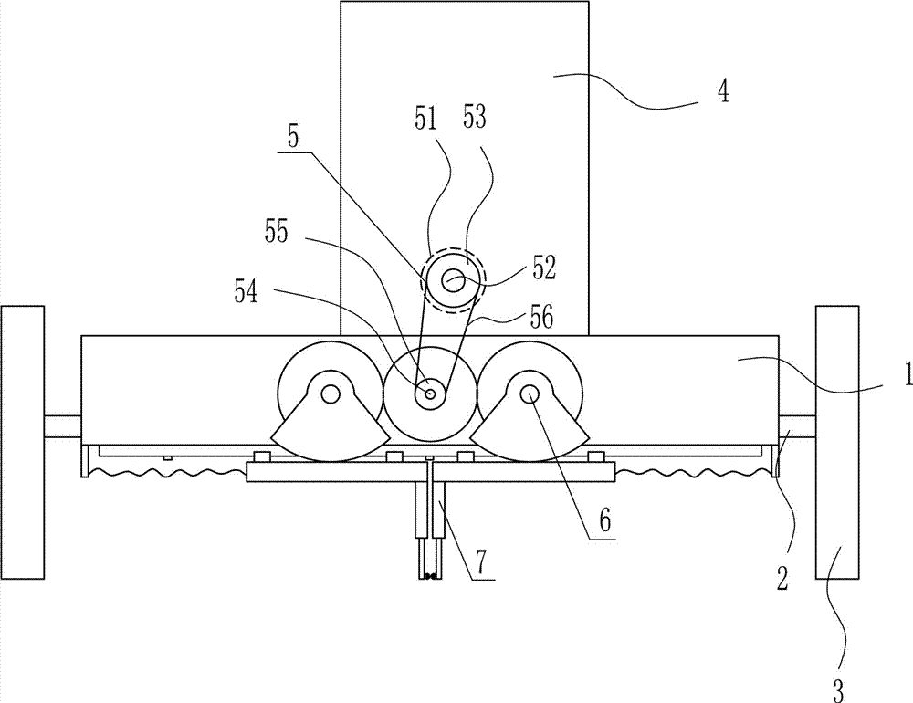 Road surface obstacle removing device for earthquake disaster