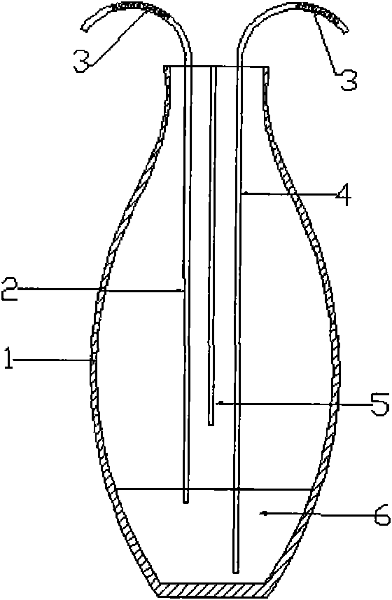 Method for cultivating live glossy ganoderma vase landscape