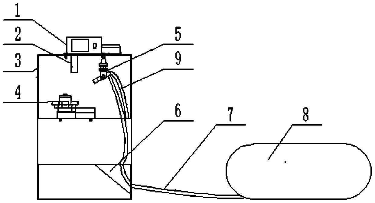 Wear-resistant lining impact and friction and wear performance evaluation testing machine