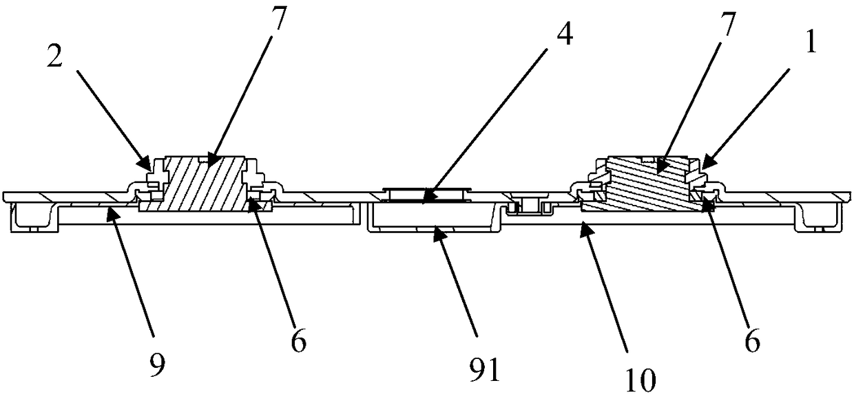 Battery cover plate with novel post terminal sealing structure