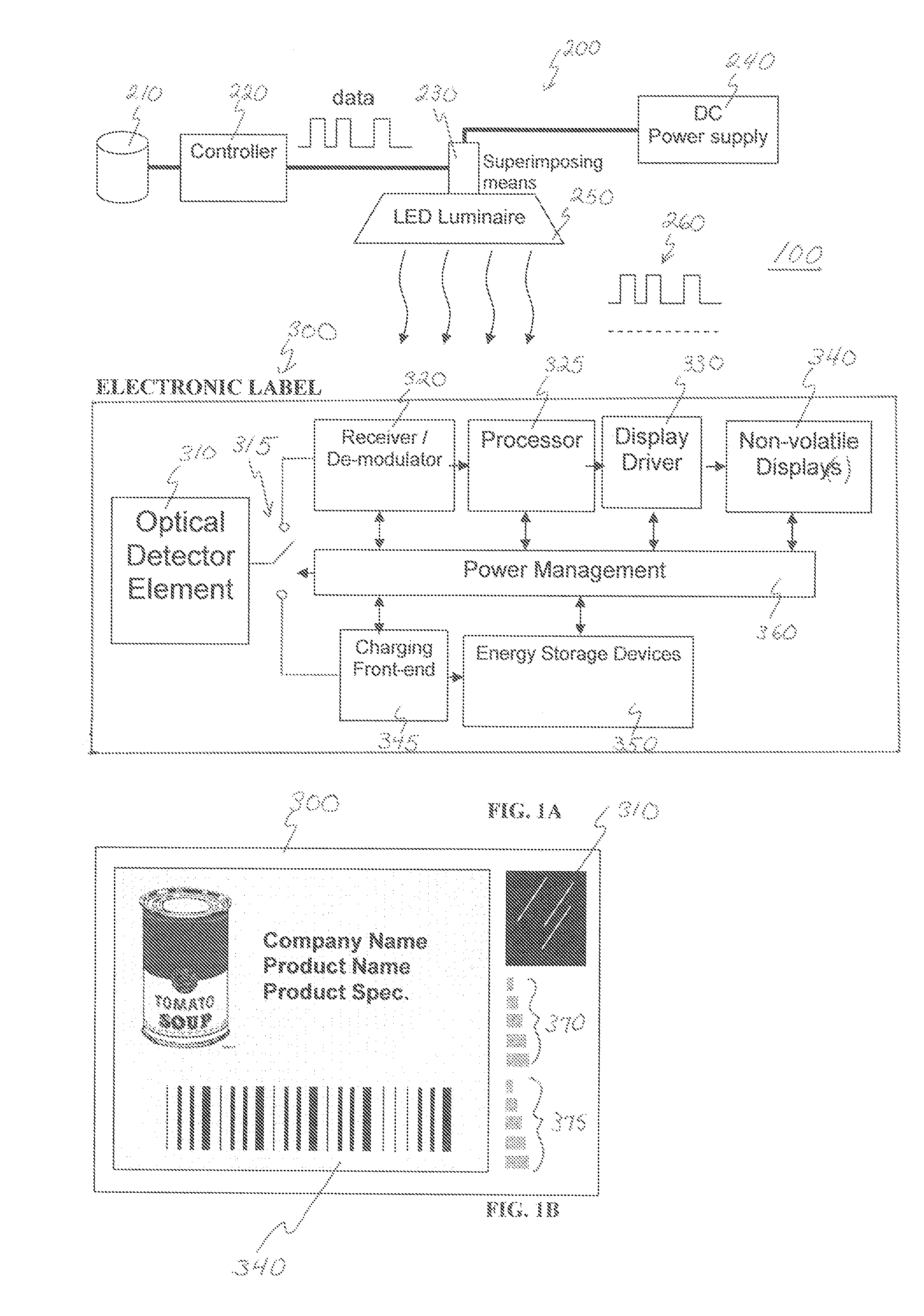 Self-powered Electronic Label