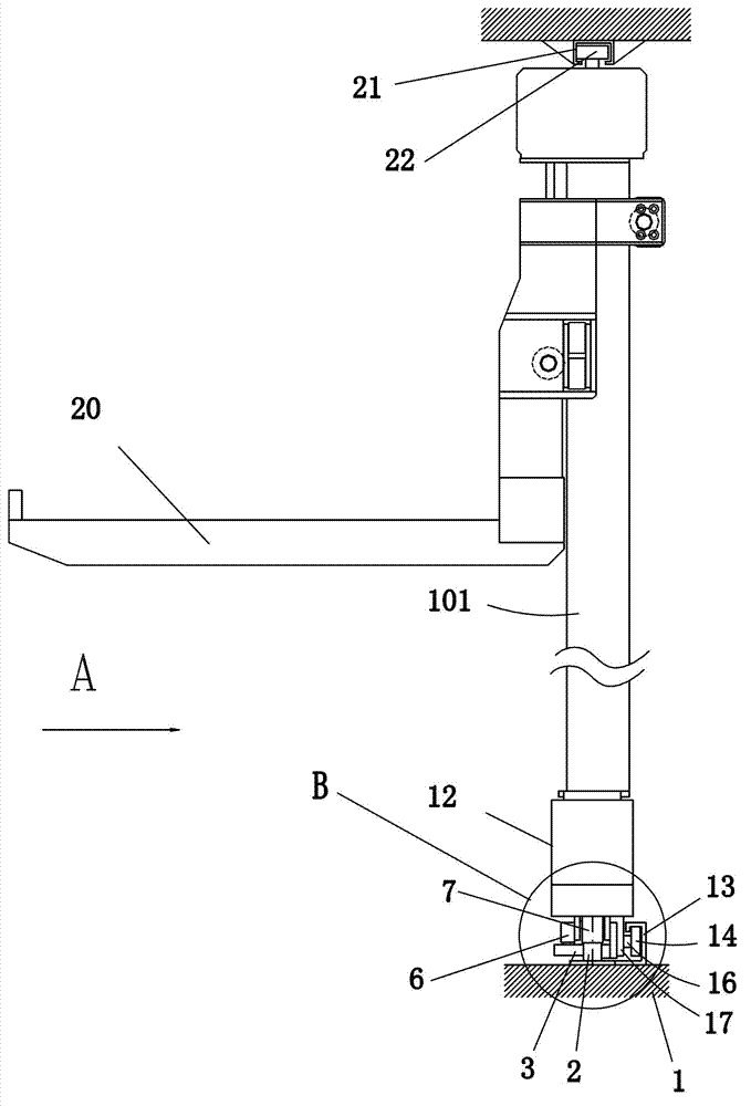 Supporting mobile mechanism of mobile case for avoidance free three-dimensional parking place