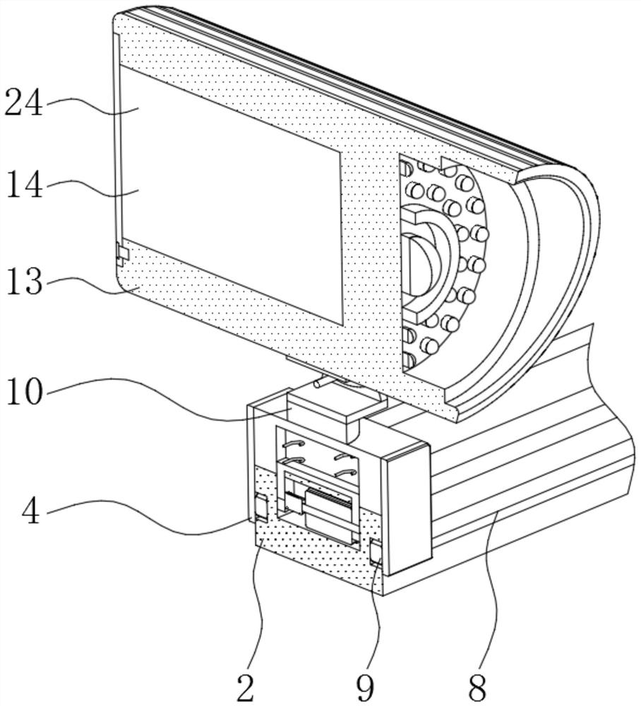 Community range anti-theft alarm device for intelligent manufacturing