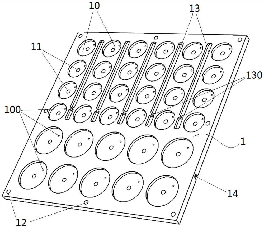 Make-up box and make-up storage system with same