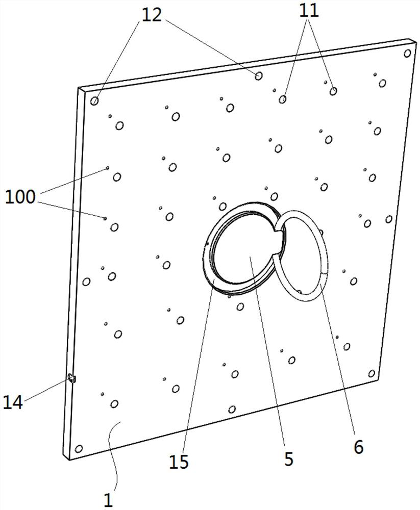 Make-up box and make-up storage system with same