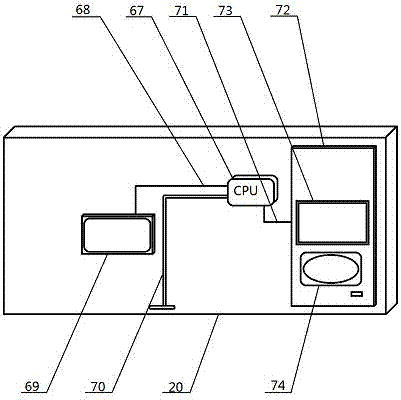 Multifunctional physical and chemical experiment mobile display platform