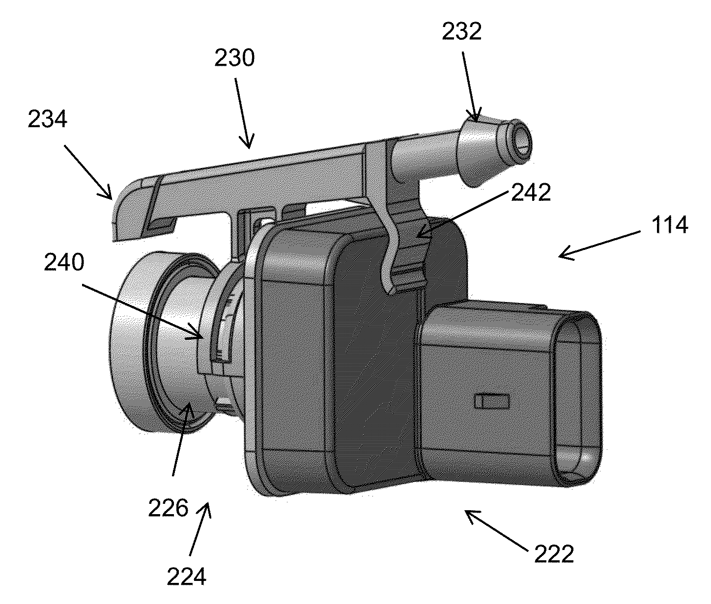 Vehicle camera with lens washer system