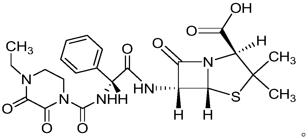 Preparation method of piperacillin acid