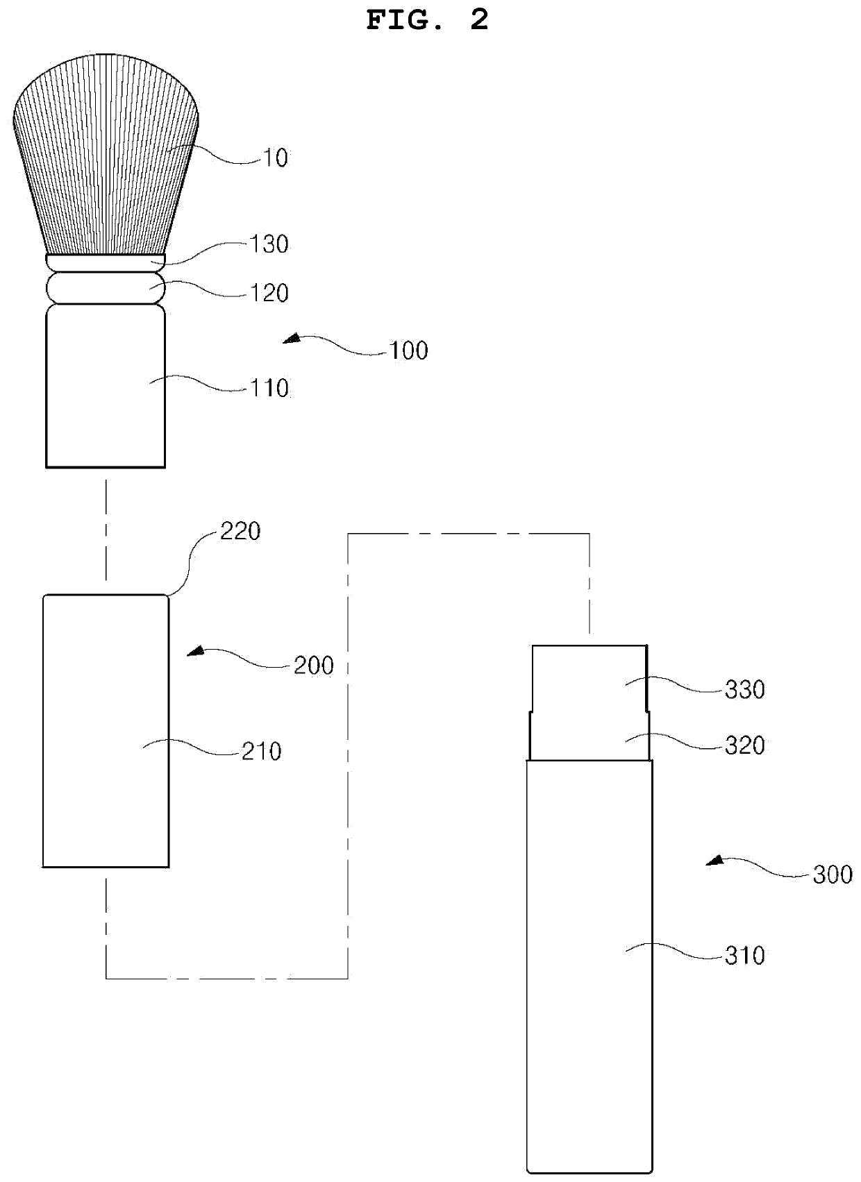 Cosmetic brush and manufacturing method thereof