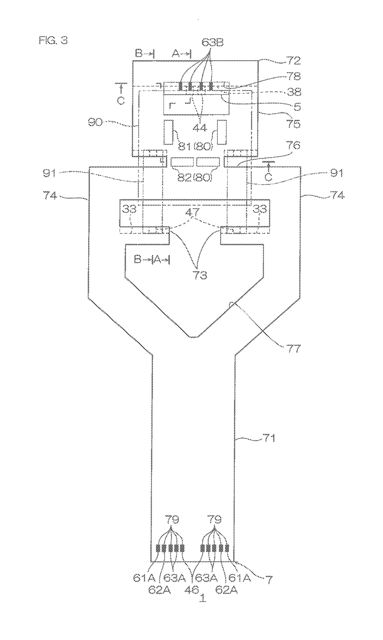 Suspension board with circuits