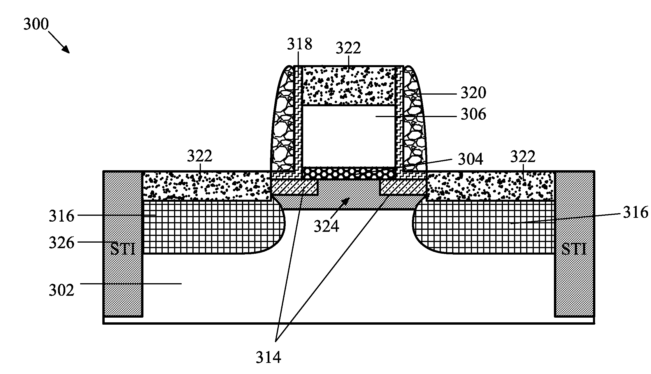 N-FET with a Highly Doped Source/Drain and Strain Booster