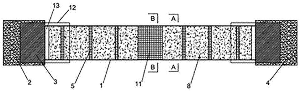 Friction energy consumption and dual-crossed shaped separating type buckling energy dissipation prevention component